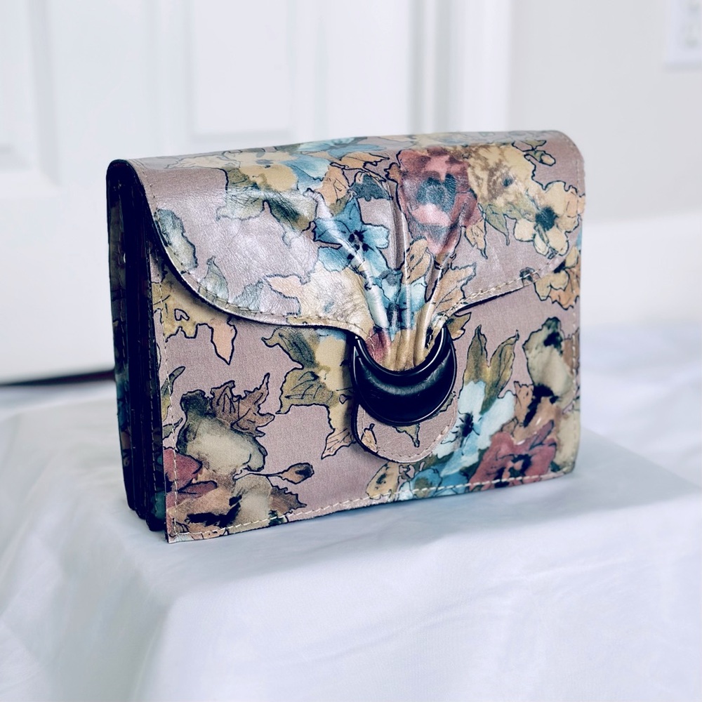 Patricia Nash Van Sannio Clutch (Dusty Rose Color)